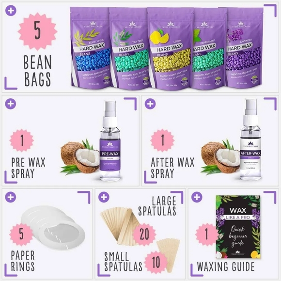 Tress Wellness Waxing Kit Wax Warmer - Picture 2 of 10